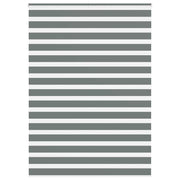 Vidaxl zebra rolgordijn 165x200 cm stofbreedte 160,9 cm donkergrijs - afbeelding 1
