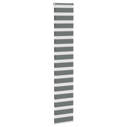 Vidaxl zebra rolgordijn 40x230 cm stofbreedte 35,9 cm donkergrijs - afbeelding 3
