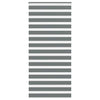Vidaxl zebra rolgordijn 105x230 cm stofbreedte 100,9 cm donkergrijs