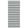 Vidaxl zebra rolgordijn 110x230 cm stofbreedte 105,9 cm donkergrijs