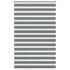 Vidaxl zebra rolgordijn 150x230 cm stofbreedte 145,9 cm donkergrijs