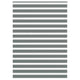 Vidaxl zebra rolgordijn 165x230 cm stofbreedte 160,9 cm donkergrijs