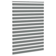 Vidaxl zebra rolgordijn 165x230 cm stofbreedte 160,9 cm donkergrijs - afbeelding 3