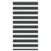 Vidaxl zebra rolgordijn 70x100 cm stofbreedte 65,9 cm zwart