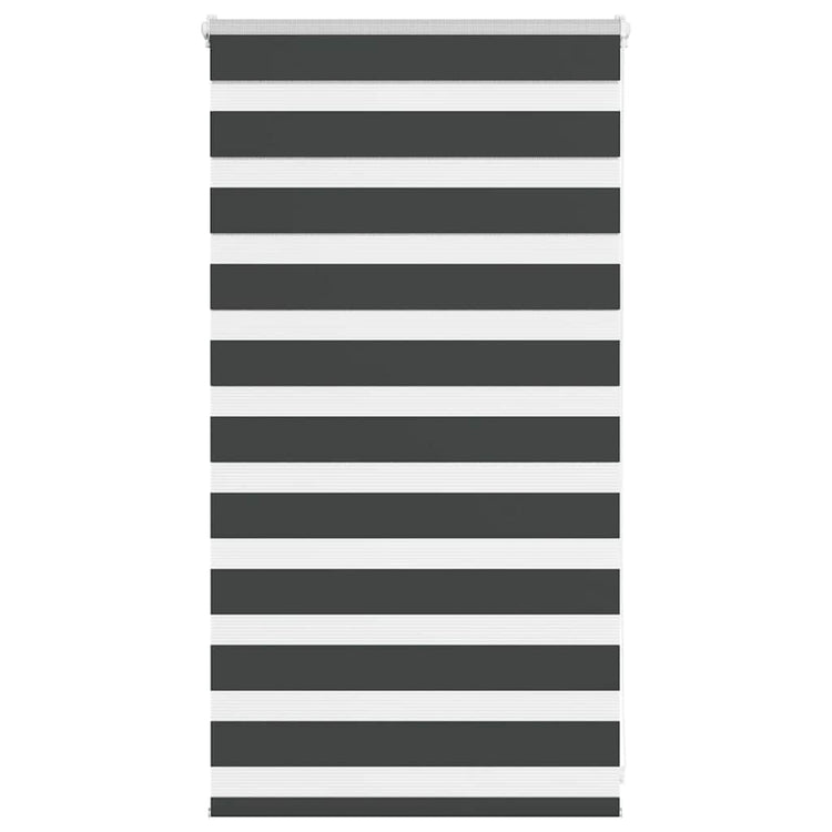 Vidaxl zebra rolgordijn 90x100 cm stofbreedte 85,9 cm zwart