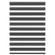 Vidaxl zebra rolgordijn 95x100 cm stofbreedte 90,9 cm zwart