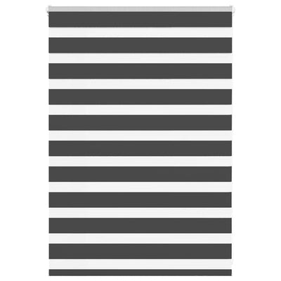 Vidaxl zebra rolgordijn 95x100 cm stofbreedte 90,9 cm zwart