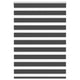 Vidaxl zebra rolgordijn 105x100 cm stofbreedte 100,9 cm zwart