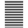 Vidaxl zebra rolgordijn 115x100 cm stofbreedte 110,9 cm zwart