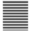 Vidaxl zebra rolgordijn 120x100 cm stofbreedte 115,9 cm zwart