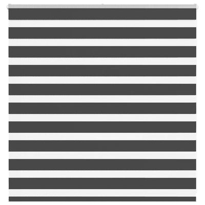 Vidaxl zebra rolgordijn 140x100 cm stofbreedte 135,9 cm zwart