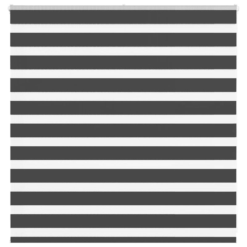 Vidaxl zebra rolgordijn 145x100 cm stofbreedte 140,9 cm zwart
