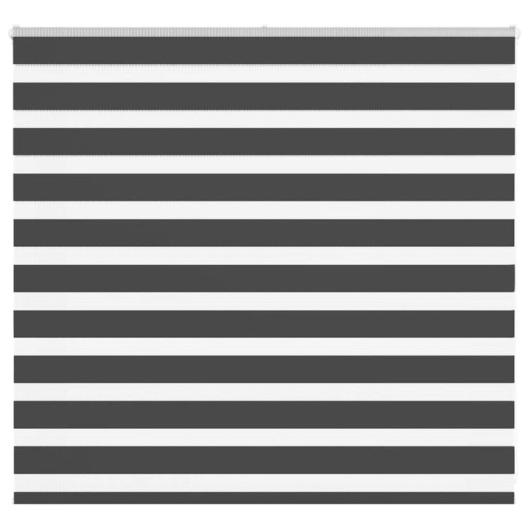 Vidaxl zebra rolgordijn 155x100 cm stofbreedte 150,9 cm zwart
