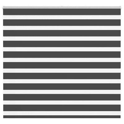 Vidaxl zebra rolgordijn 155x100 cm stofbreedte 150,9 cm zwart