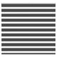 Vidaxl zebra rolgordijn 160x100 cm stofbreedte 155,9 cm zwart