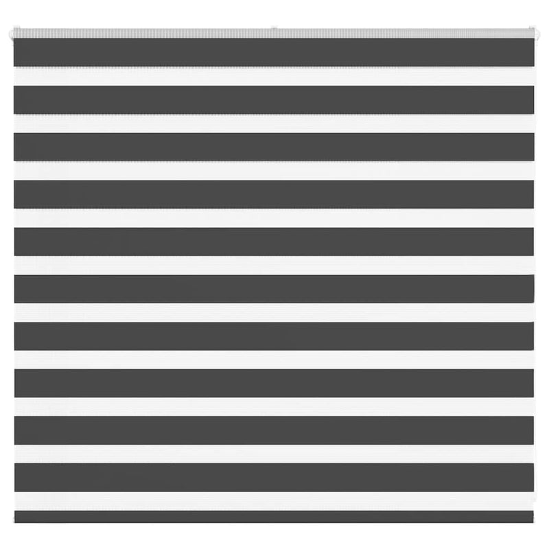 Vidaxl zebra rolgordijn 165x100 cm stofbreedte 160,9 cm zwart