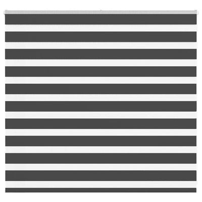 Vidaxl zebra rolgordijn 165x100 cm stofbreedte 160,9 cm zwart