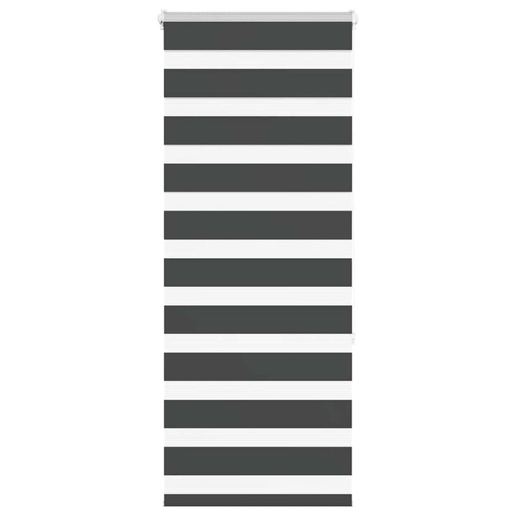 Vidaxl zebra rolgordijn 55x150 cm stofbreedte 50,9 cm zwart
