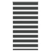 Vidaxl zebra rolgordijn 75x150 cm stofbreedte 70,9 cm zwart