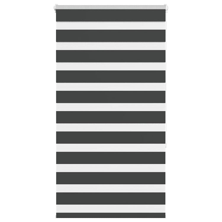 Vidaxl zebra rolgordijn 85x150 cm stofbreedte 80,9 cm zwart