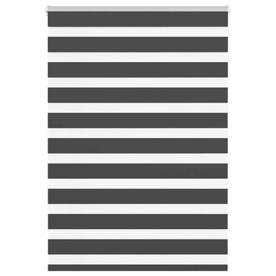 Vidaxl zebra rolgordijn 95x150 cm stofbreedte 90,9 cm zwart