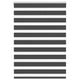 Vidaxl zebra rolgordijn 110x150 cm stofbreedte 105,9 cm zwart