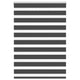 Vidaxl zebra rolgordijn 115x150 cm stofbreedte 110,9 cm zwart
