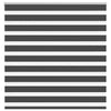 Vidaxl zebra rolgordijn 140x150 cm stofbreedte 135,9 cm zwart