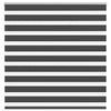 Vidaxl zebra rolgordijn 145x150 cm stofbreedte 140,9 cm zwart