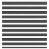 Vidaxl zebra rolgordijn 145x150 cm stofbreedte 140,9 cm zwart