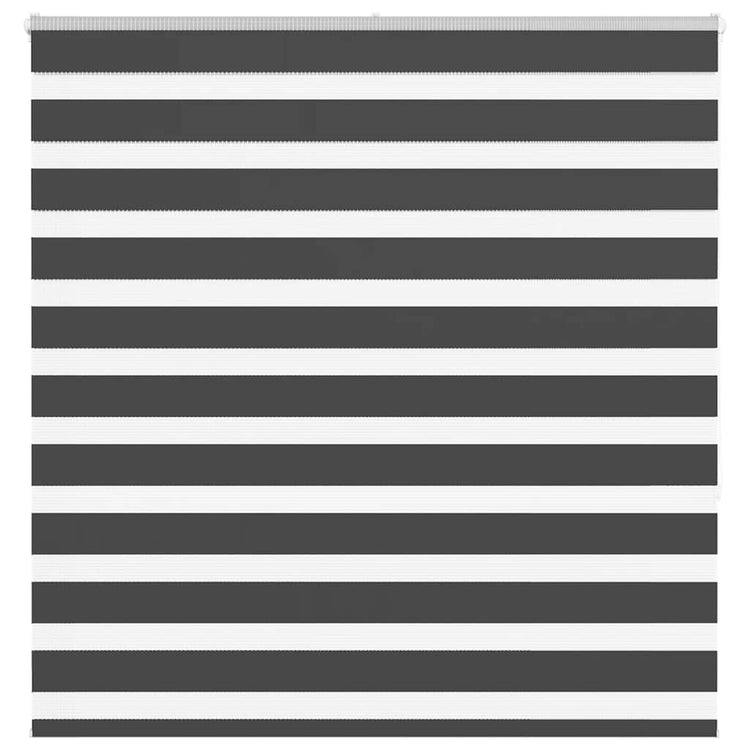 Vidaxl zebra rolgordijn 145x150 cm stofbreedte 140,9 cm zwart