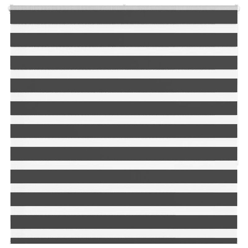 Vidaxl zebra rolgordijn 150x150 cm stofbreedte 145,9 cm zwart