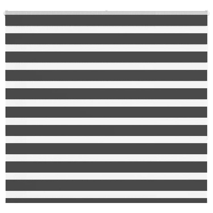 Vidaxl zebra rolgordijn 155x150 cm stofbreedte 150,9 cm zwart