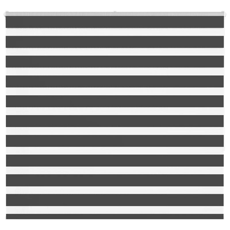 Vidaxl zebra rolgordijn 155x150 cm stofbreedte 150,9 cm zwart
