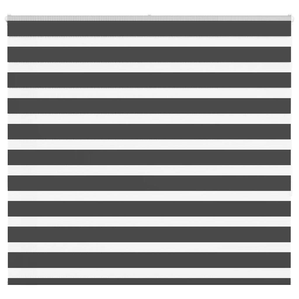 Vidaxl zebra rolgordijn 160x150 cm stofbreedte 155,9 cm zwart