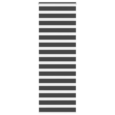 Vidaxl zebra rolgordijn 70x200 cm stofbreedte 65,9 cm zwart