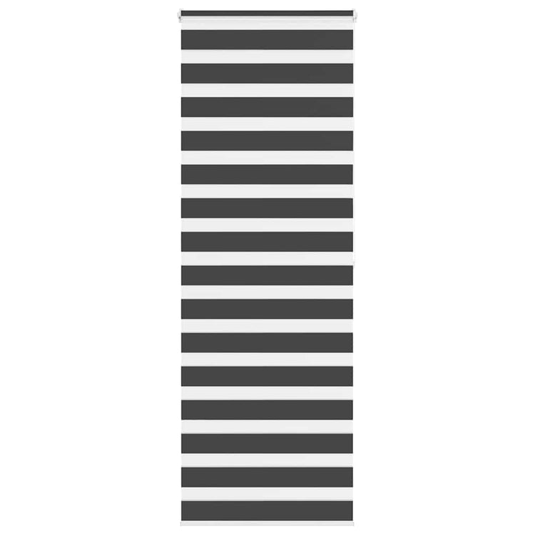 Vidaxl zebra rolgordijn 70x200 cm stofbreedte 65,9 cm zwart