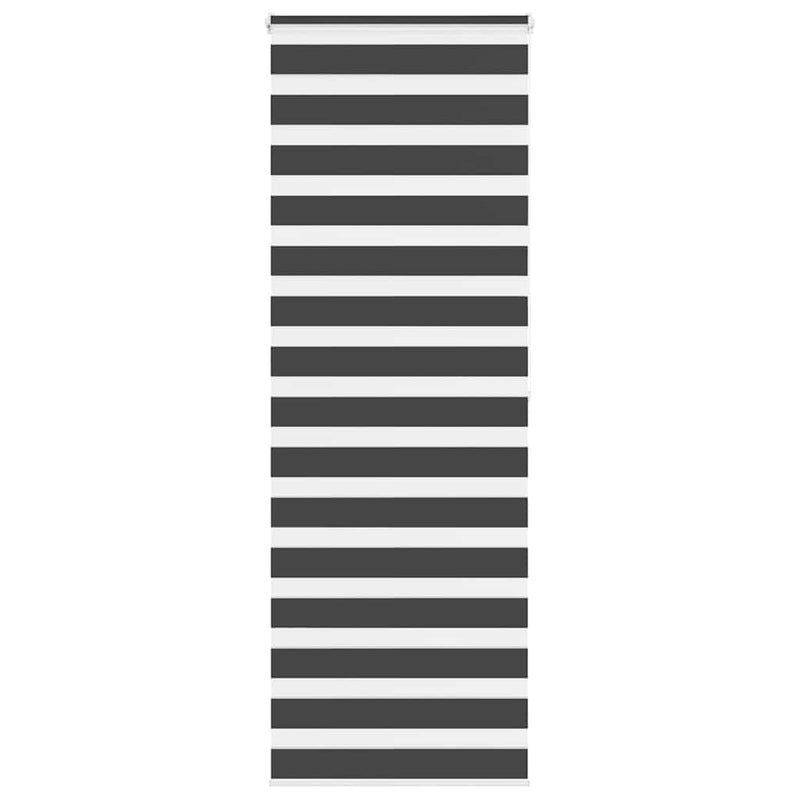 Vidaxl zebra rolgordijn 70x200 cm stofbreedte 65,9 cm zwart