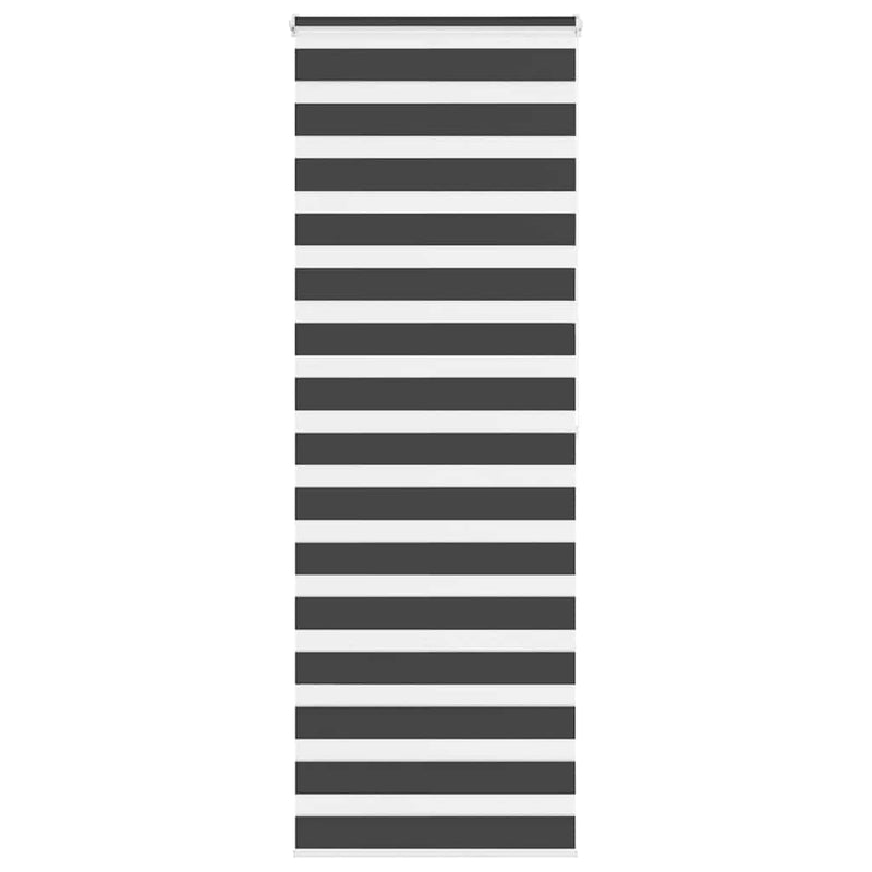 Vidaxl zebra rolgordijn 80x200 cm stofbreedte 75,9 cm zwart