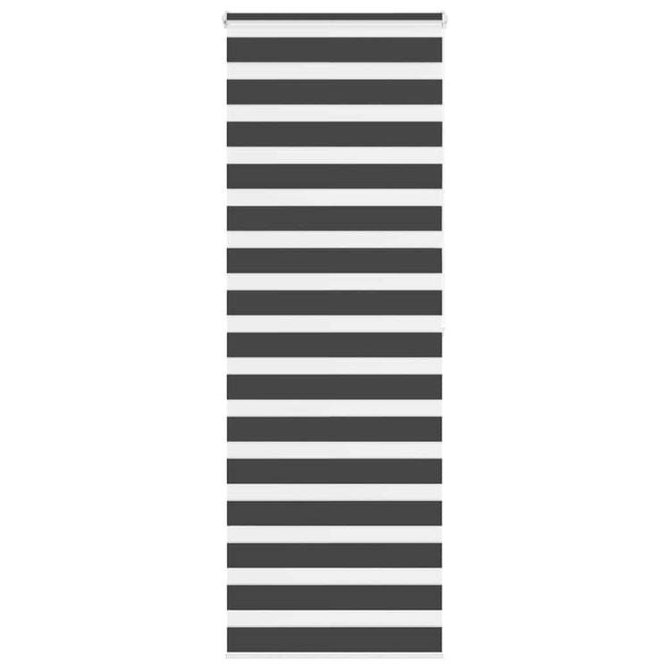 Vidaxl zebra rolgordijn 85x200 cm stofbreedte 80,9 cm zwart