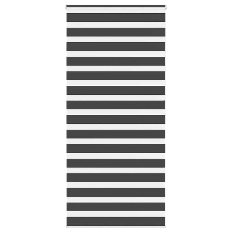 Vidaxl zebra rolgordijn 100x200 cm stofbreedte 95,9 cm zwart