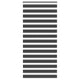 Vidaxl zebra rolgordijn 100x200 cm stofbreedte 95,9 cm zwart