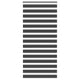 Vidaxl zebra rolgordijn 105x200 cm stofbreedte 100,9 cm zwart
