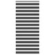 Vidaxl zebra rolgordijn 110x200 cm stofbreedte 105,9 cm zwart
