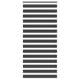 Vidaxl zebra rolgordijn 115x200 cm stofbreedte 110,9 cm zwart