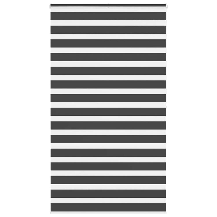 Vidaxl zebra rolgordijn 120x200 cm stofbreedte 115,9 cm zwart