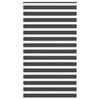 Vidaxl zebra rolgordijn 130x200 cm stofbreedte 125,9 cm zwart