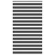 Vidaxl zebra rolgordijn 130x200 cm stofbreedte 125,9 cm zwart