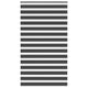 Vidaxl zebra rolgordijn 135x200 cm stofbreedte 130,9 cm zwart
