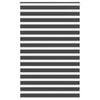 Vidaxl zebra rolgordijn 140x200 cm stofbreedte 135,9 cm zwart
